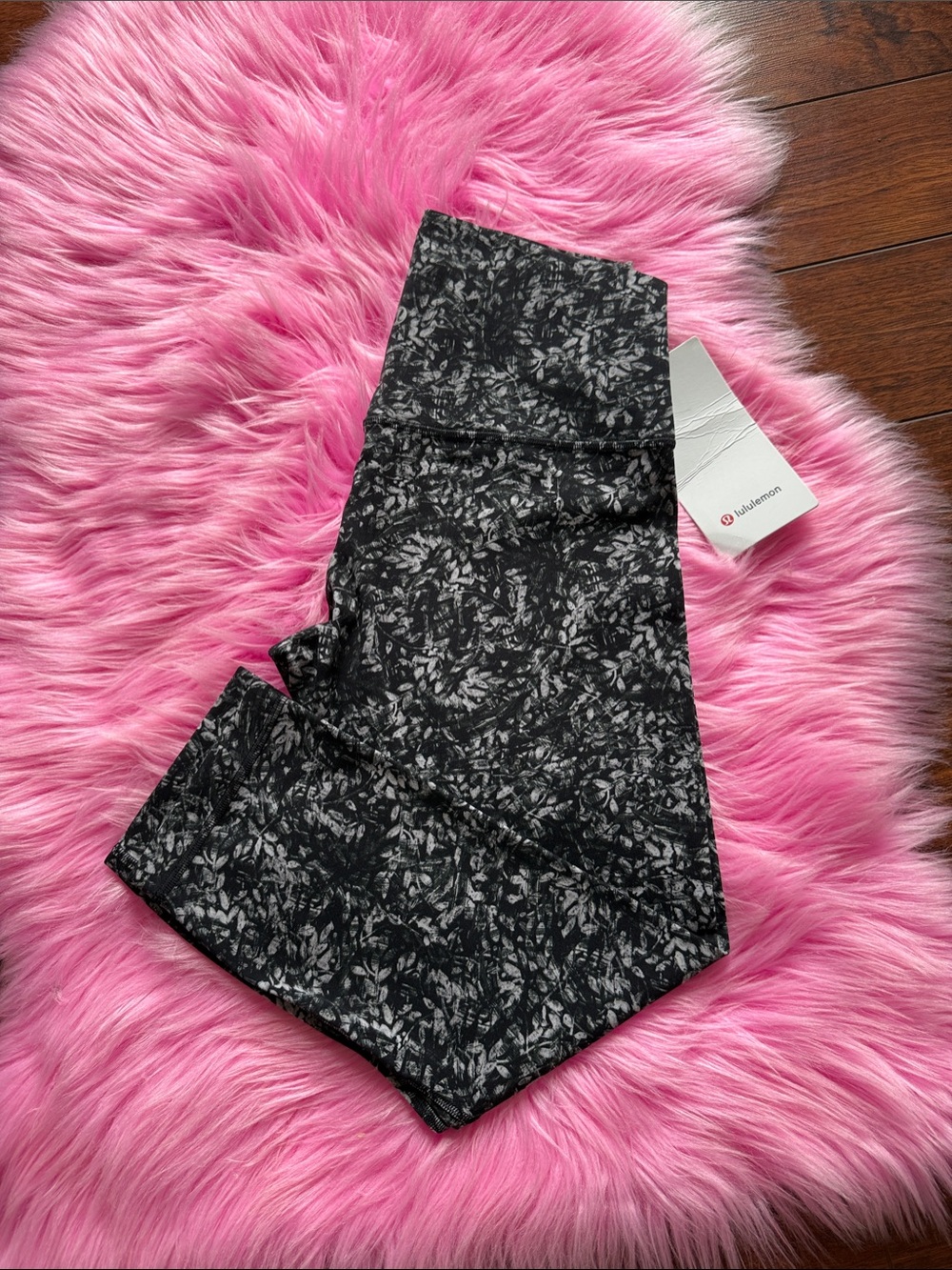 lululemon athletica Black Marled Print Jeggings